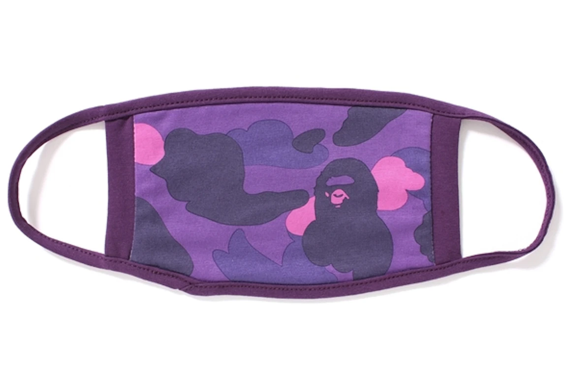 BAPE Color Camo Mask Purple