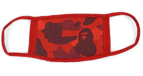 BAPE Color Camo Mask Red