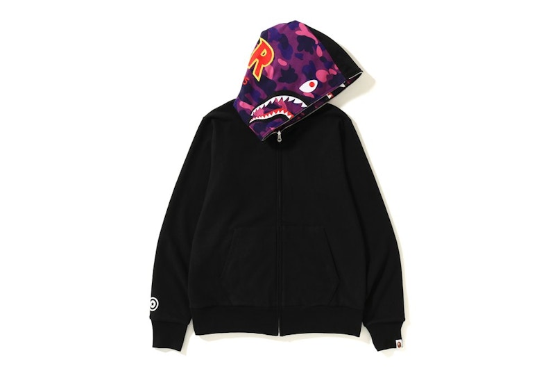 Bape reversible 2024 shark hoodie