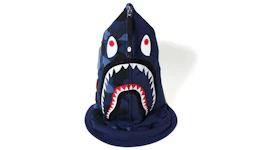 BAPE Color Camo Shark Face Mask Navy