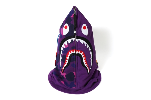 BAPE x PSG Shark Mask Blue Hombre - FW18 - US