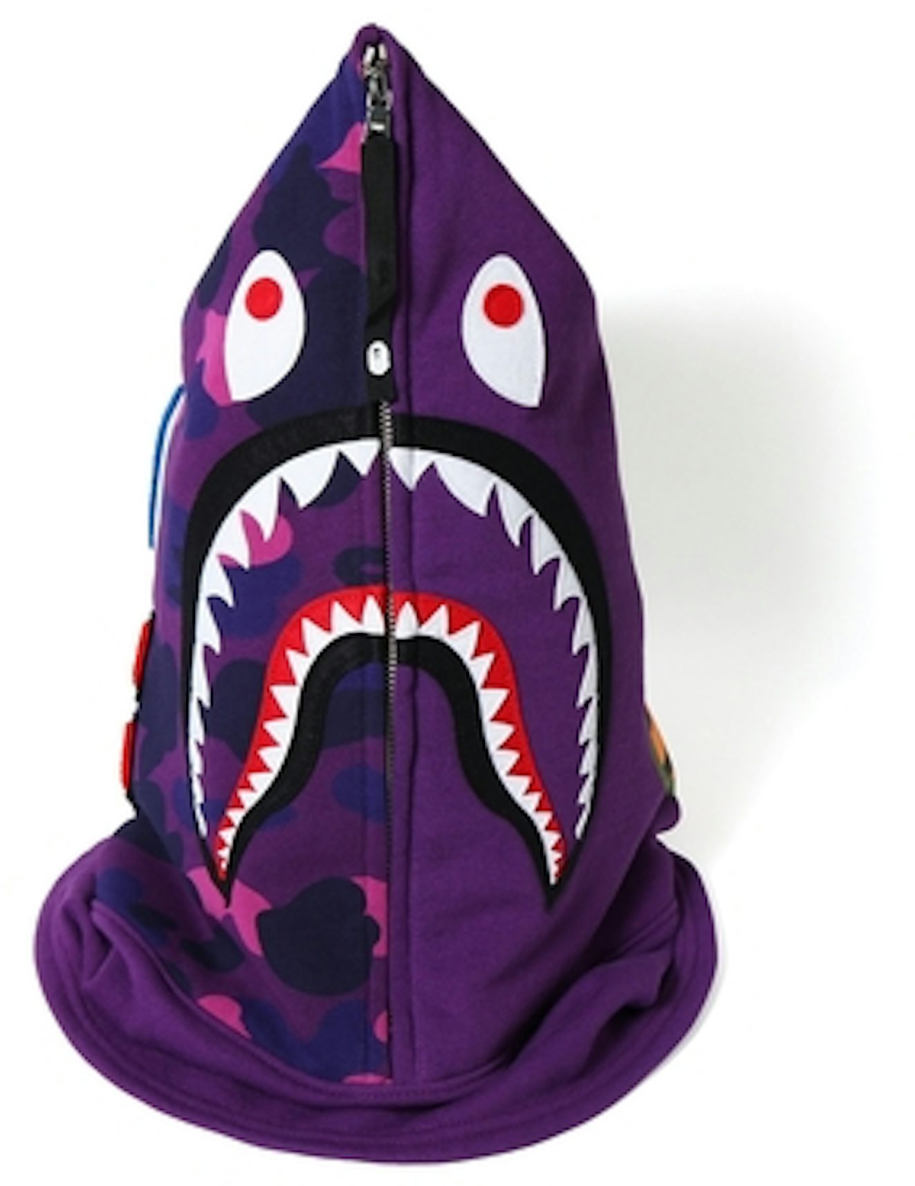 BAPE Color Camo Shark Day Pack Purple Men's - FW18 - US