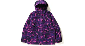 BAPE Color Camo Snowboard Jacket Jacket Purple
