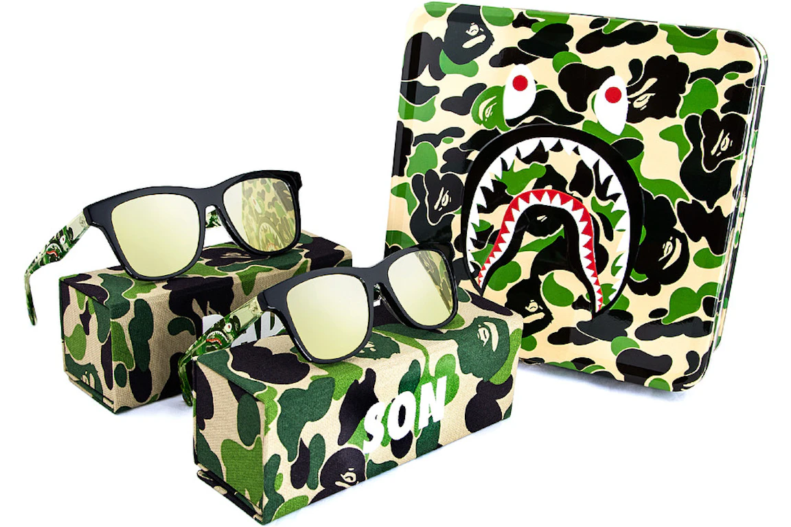 BAPE Dad and Son Sunglasses Green