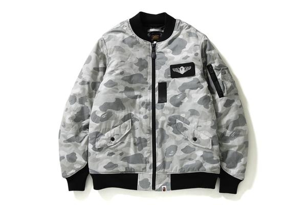 BAPE Dot Camo Ma-1 Ma-1 Gray Men's - US