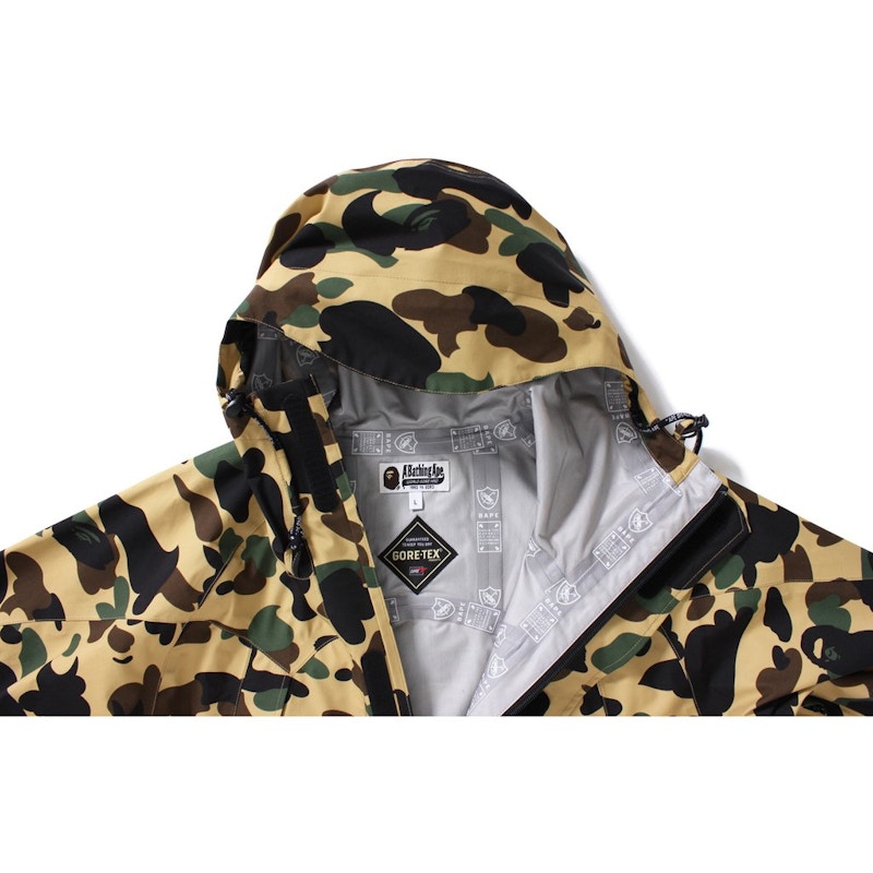 BAPE Gore-Tex 1st Camo Snowboard Jacket Yellow Men's - US