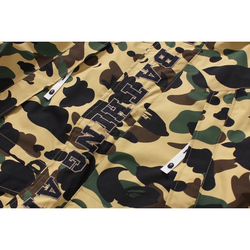 BAPE Gore-Tex 1st Camo Snowboard Jacket Yellow Men's - US