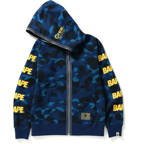 BAPE Gradation Camo Full Zip Hoodie Navy