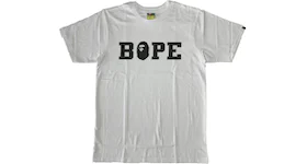 BAPE Happy New Year Spell Out Tee White