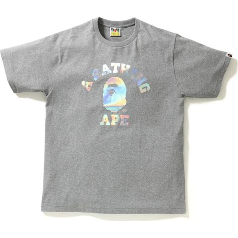 bape holographic tee