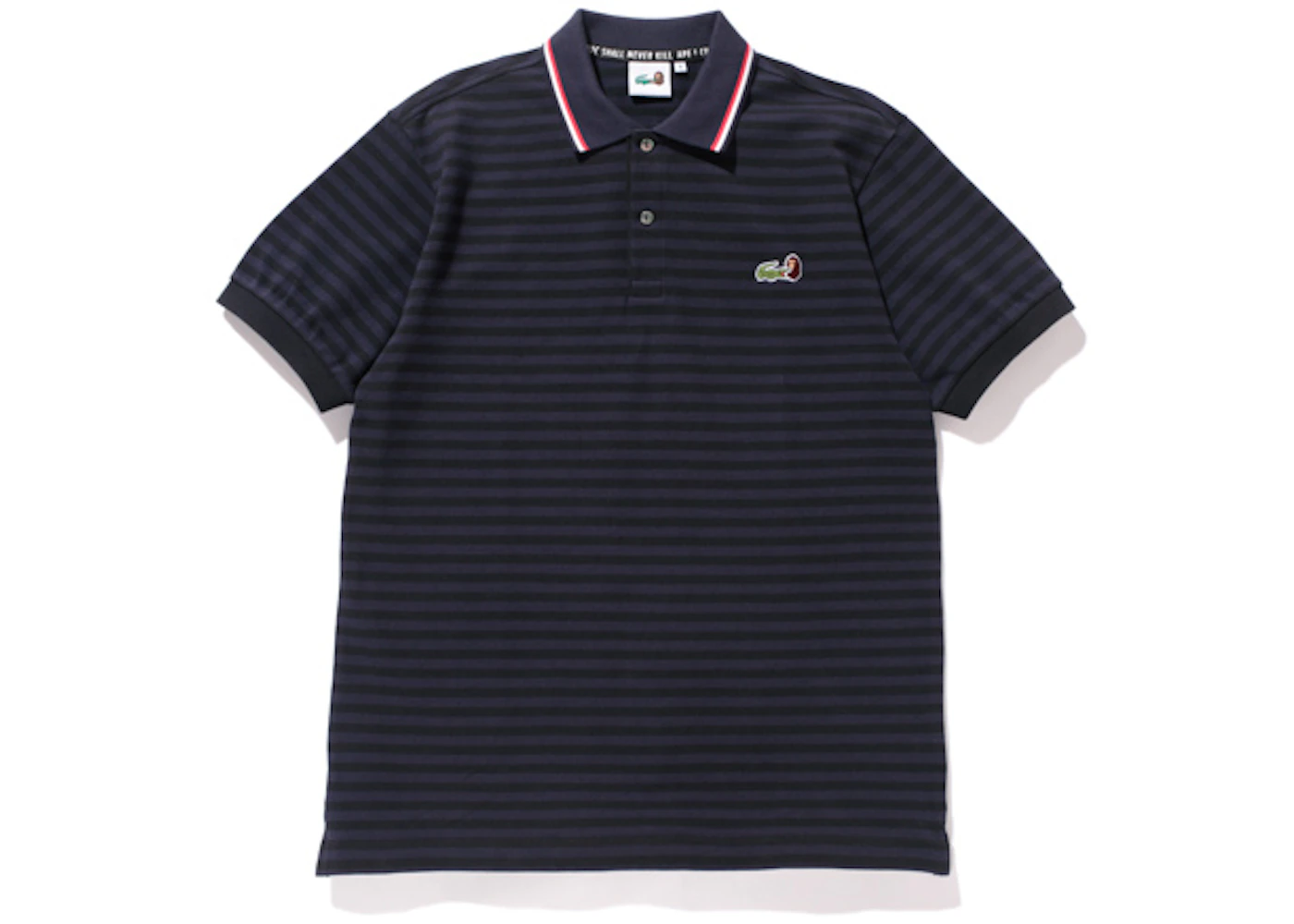 Striped Bathing Ape X Lacoste Bape X Lacoste Collab Polo Shirt