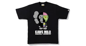 BAPE X OriginalFake Kaws Companion Milo Tee Black/Black