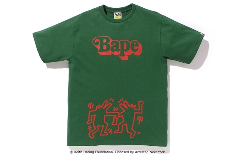 Bape x Keith factory Haring ABC Tee