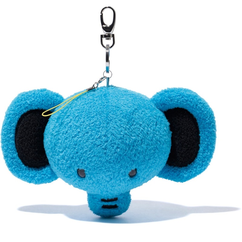 BAPE Keychain Fc Plush Eleph Blue