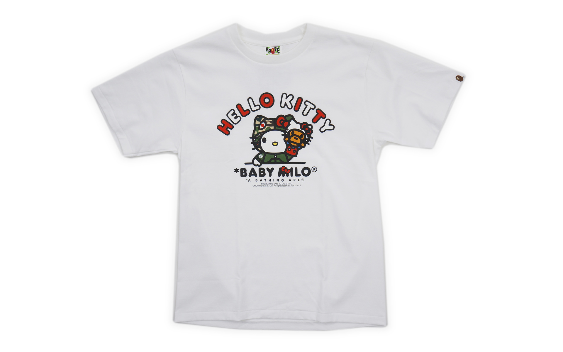 BAPE Sanrio Hello Kitty Milo Puppet Tee White - US