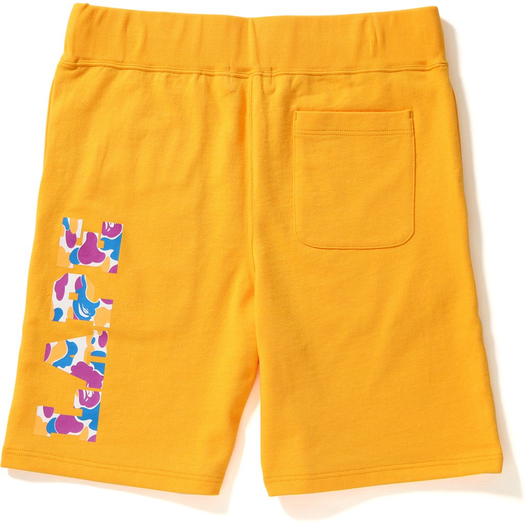 BAPE La College Sweat Shorts Shorts Yellow Men's - US