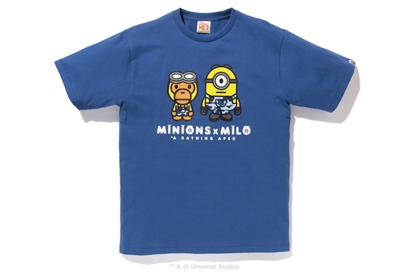 BAPE Minions Tee 2 Blue Men's - US