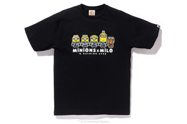 BAPE Minions Tee 1 Black Men's - US