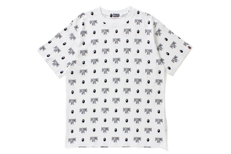 BAPE Monogram Tee White