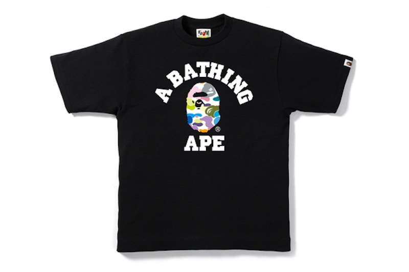 bathing ape college tee