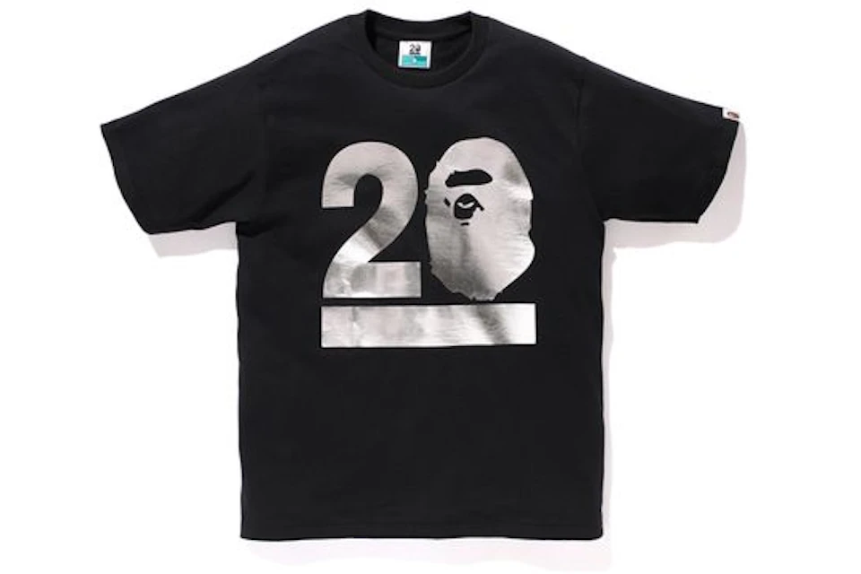 Bape Nw Bape Gallery Kyoto Limited T Shirt Black Silver Fw13 Bape Nw Bape Gallery Kyoto Limited T Shirt Black Silver Fw13