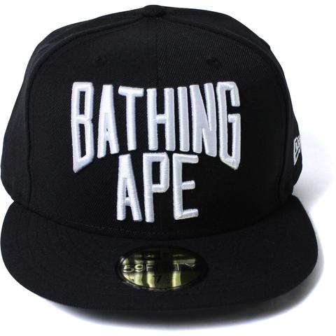 BAPE NYC Logo New Era Cap Cap Black