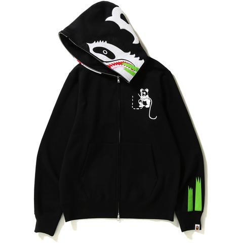 BAPE Panda Full Zip Hoodie Black Men's - GB