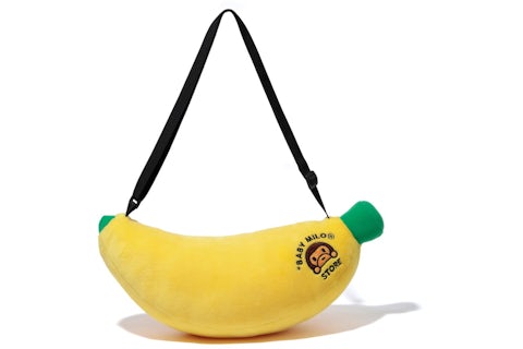 BAPE Plush Doll Bag Banana Yellow US - Main Image