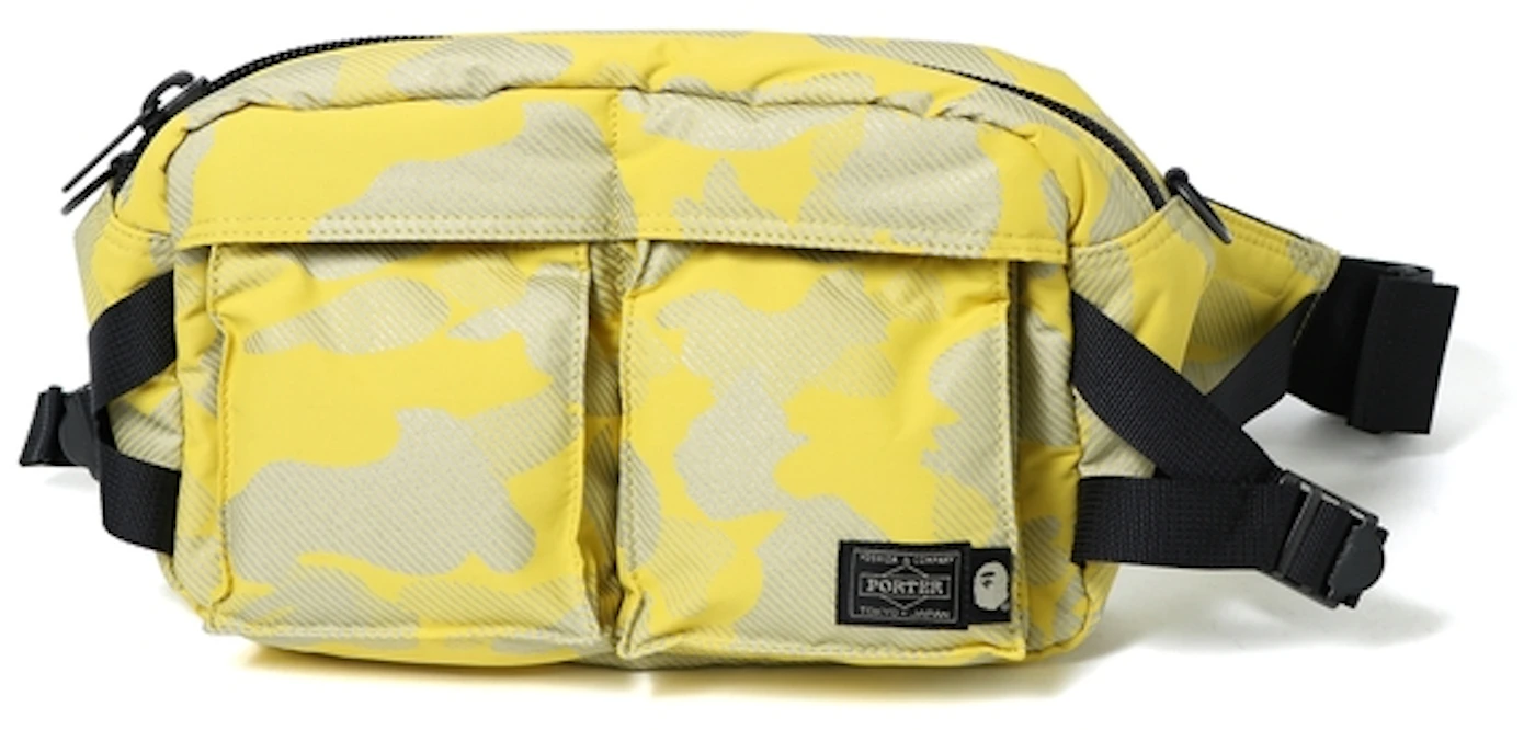 BAPE x Porter 1st Camo Waist Bag Yellow Camo Men's - SS18 - US