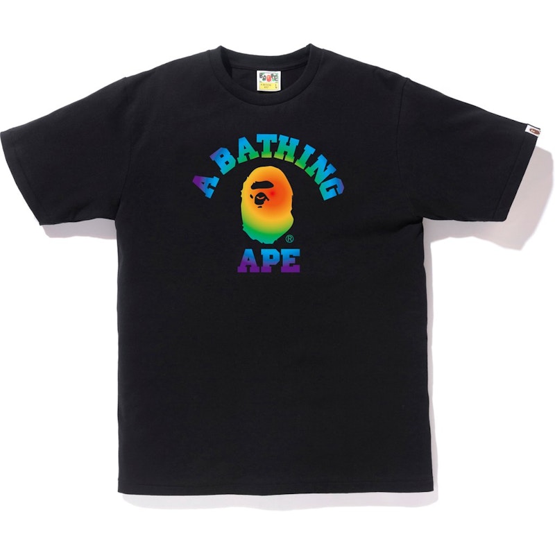 Bape rainbow shirt