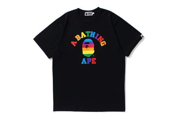 bape rainbow shirt