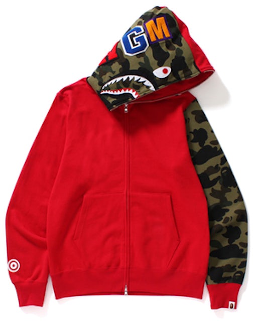 red and camo bape hoodie｜TikTok Search