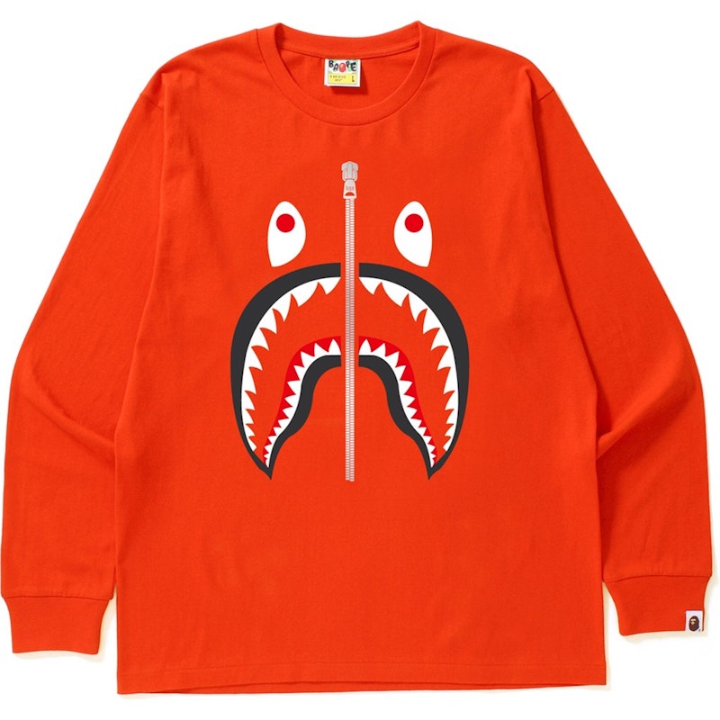 bape shark orange