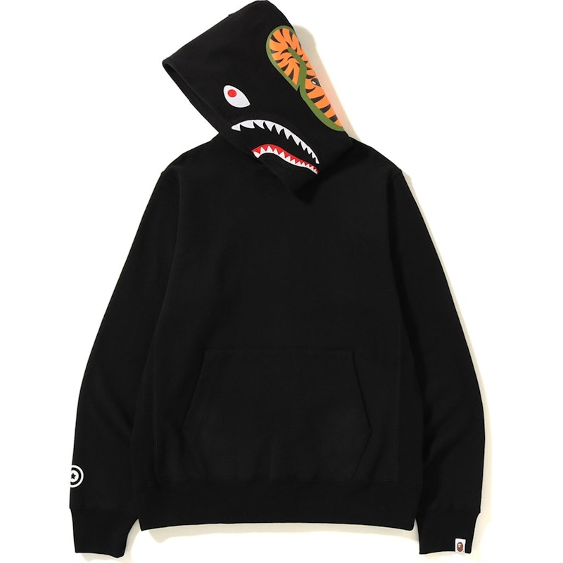 Black bape 2024 pullover hoodie