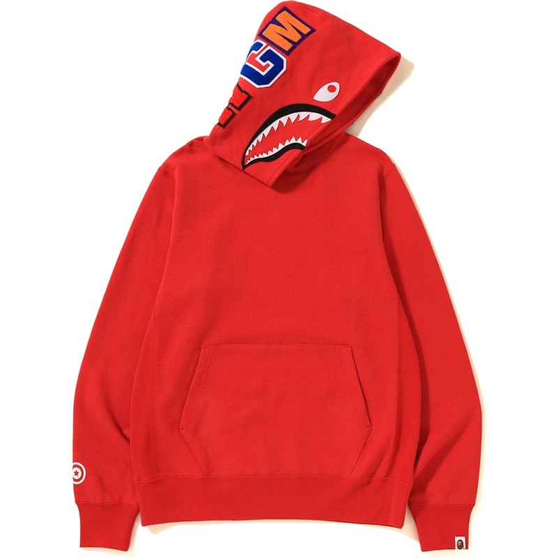 Bape discount red shark