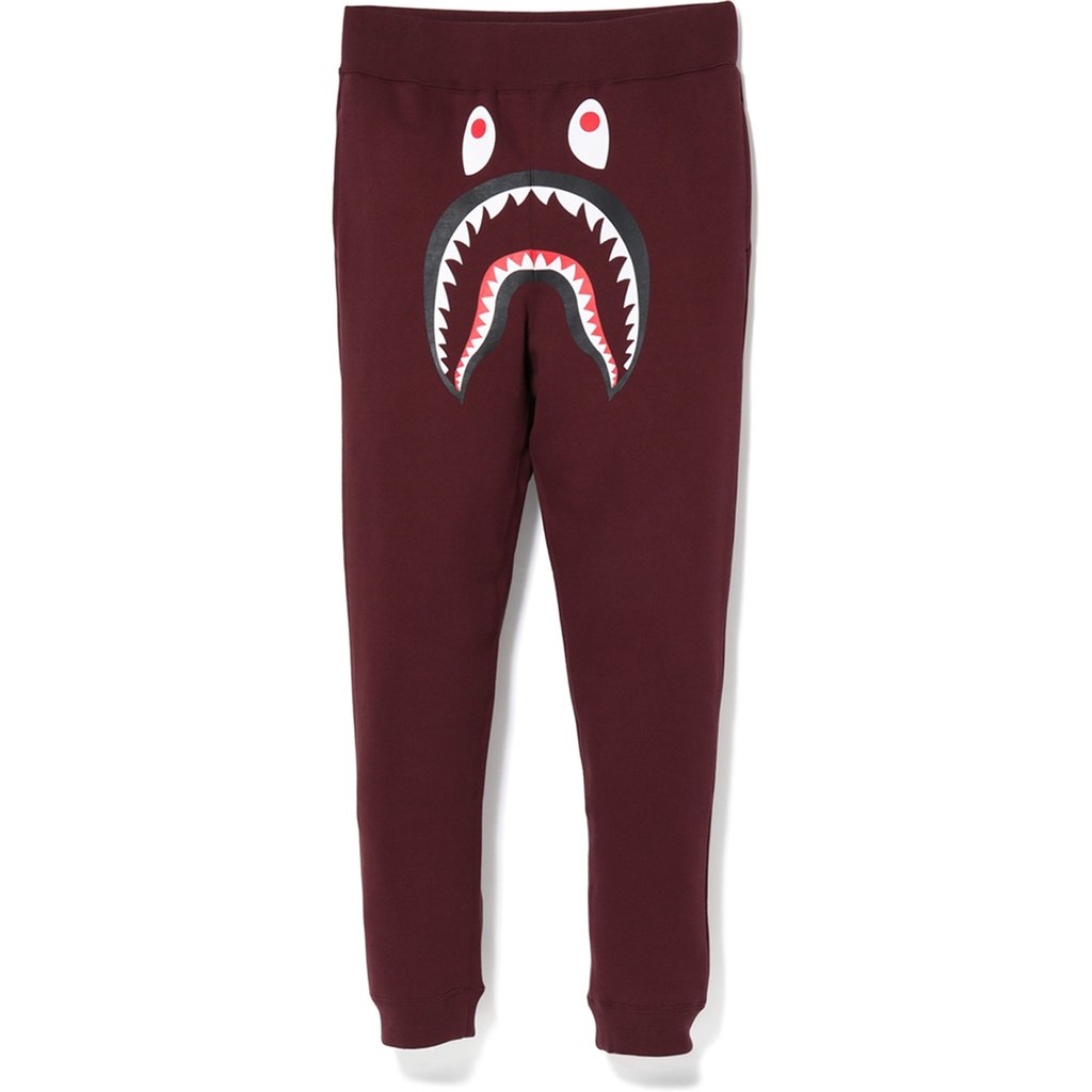 BAPE Red Camo Shark Lounge Pants  SSENSE