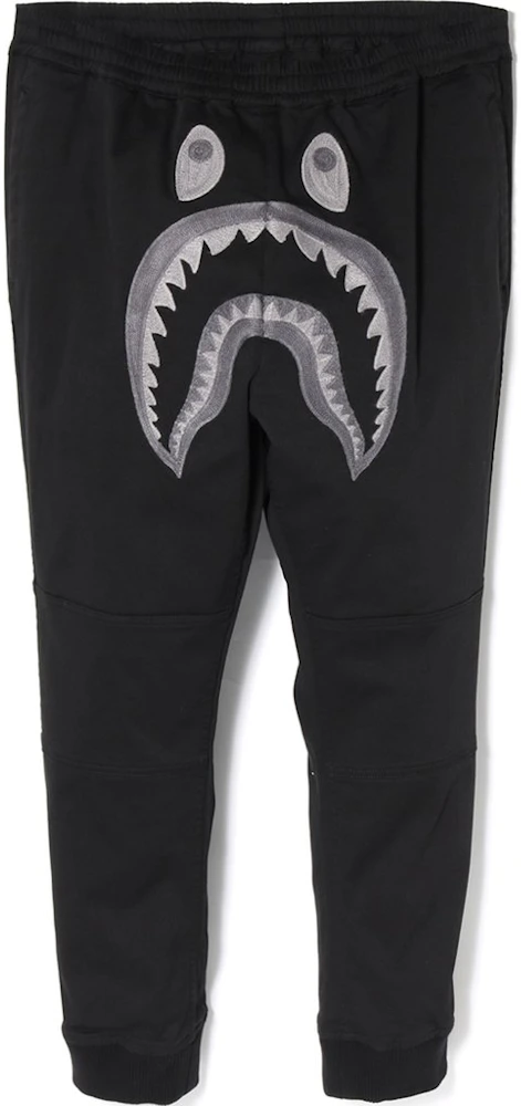 BAPE Shark Stretch Jogger Pants Black Men's - FW18 - US