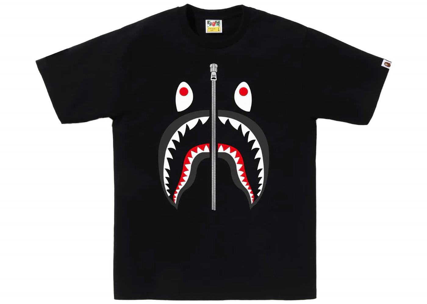 BAPE Shark Tee Black