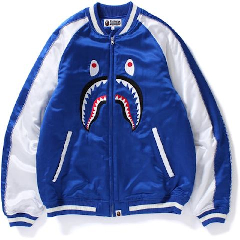 BAPE Souvenir Shark Jacket M Blue - US