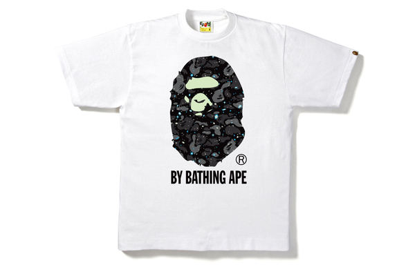 BAPE Space Camo By Bathing Tee White