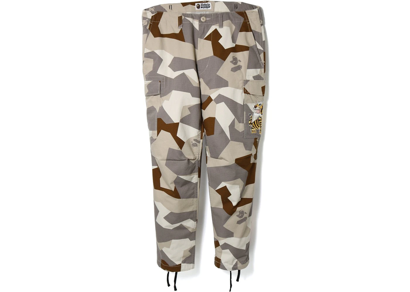 BAPE Splinter Camo 6-Pocket Pants Beige Men's - SS18 - US