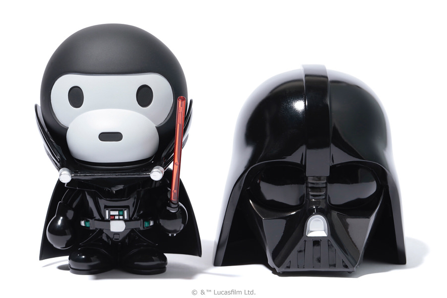 BAPE Star Wars x Baby Milo VCD Darth Vader Black - SS18