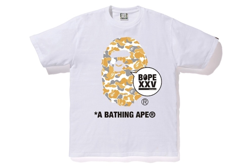 BAPE Store Fukuoka XXV Ape Head Tee White Men's - FW18 - US