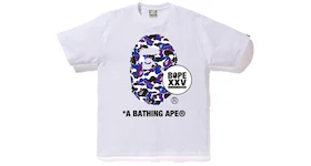 BAPE Store Hong Kong XXV Ape Head Tee White