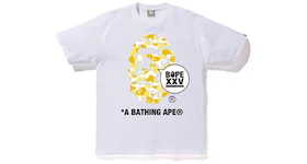 BAPE Store Matsuyama XXV Ape Head Tee White