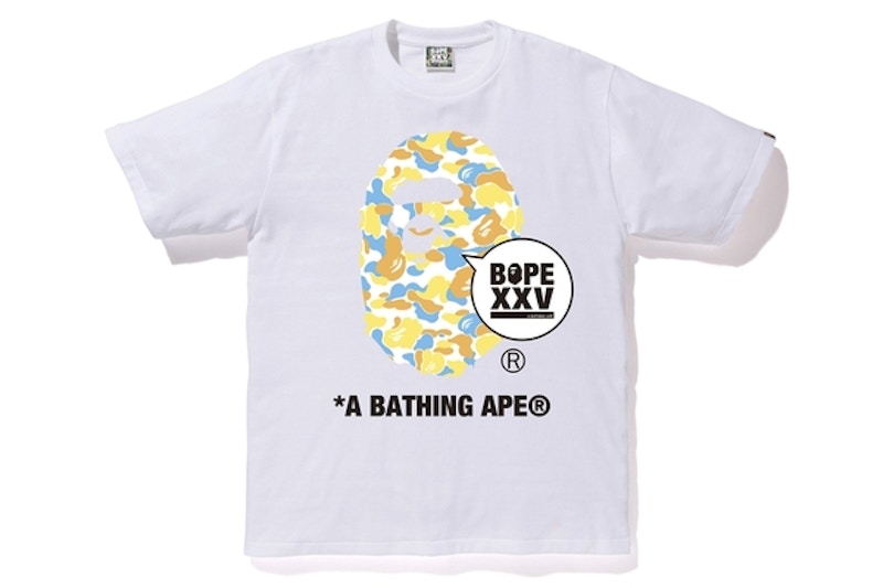 BAPE Store Sapporo XXV Ape Head Tee White