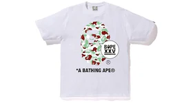 BAPE Store Sendai XXV Ape Head Tee White