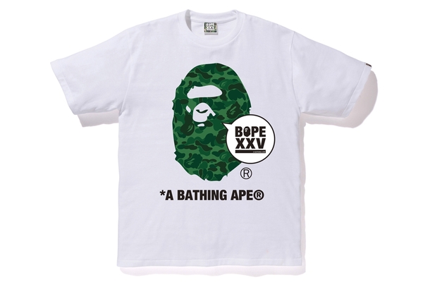 BAPE Store Shibuya XXV Ape Head Tee White Men's - FW18 - US