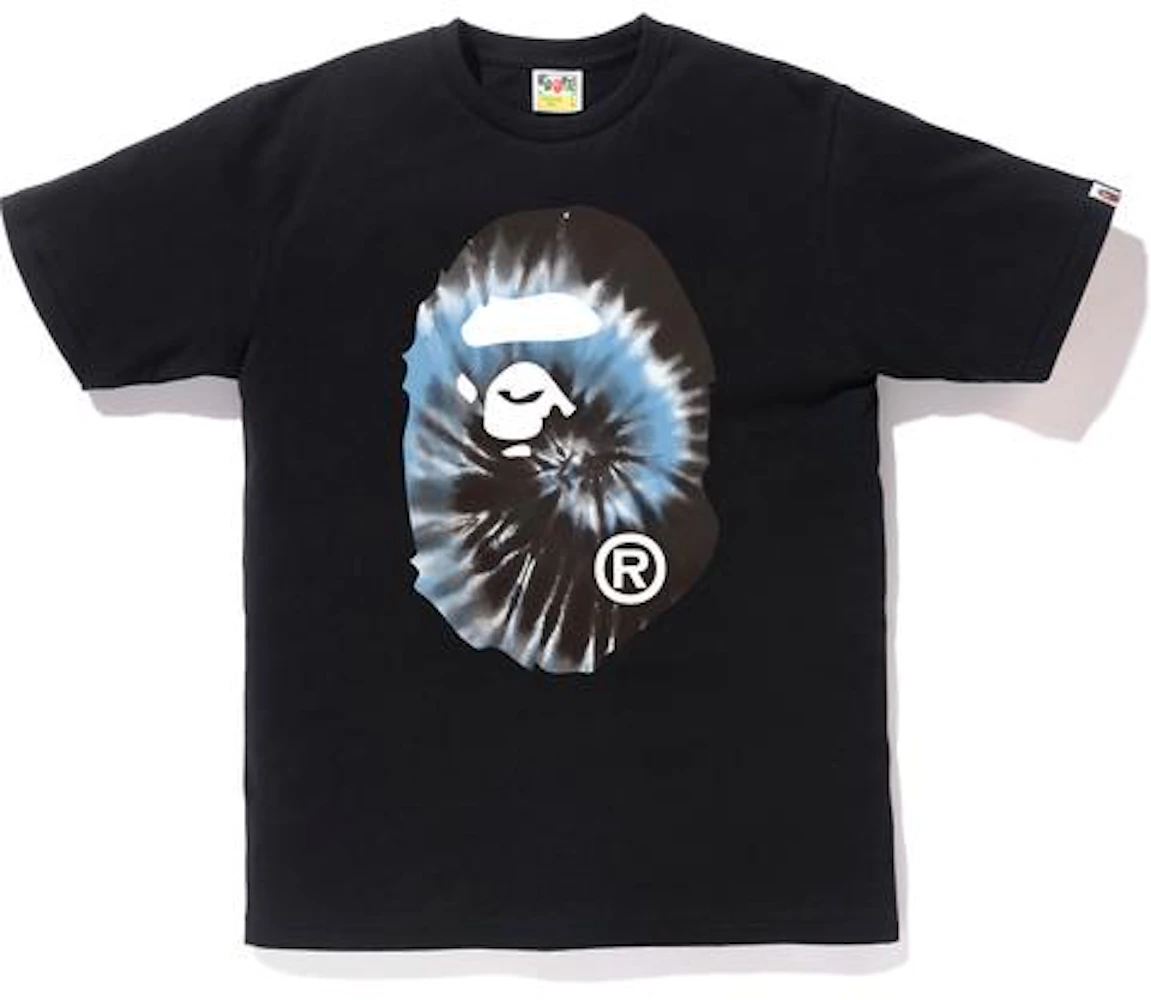 A Bathing Ape Chusen Tie-dye Cotton-jersey T-shirt in Blue for Men