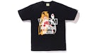 T-shirt BAPE Tiger Shark AH18 Noir